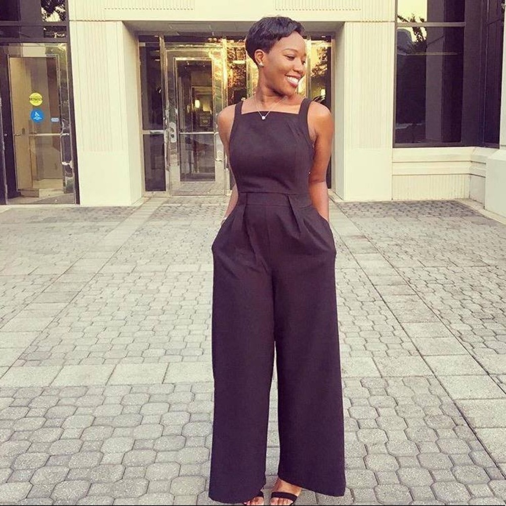 Gabrielle Union Wide Leg Jumpsuit